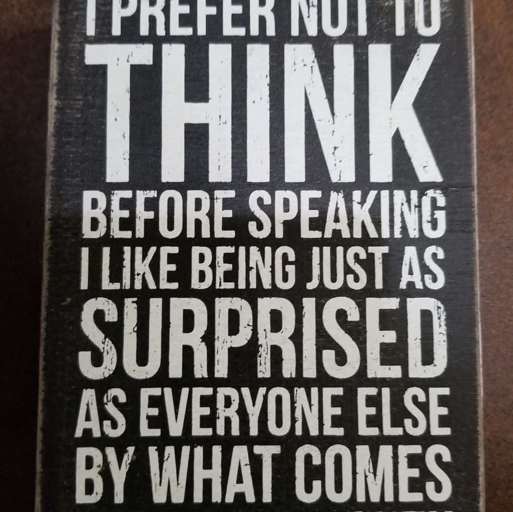Nwot funny saying